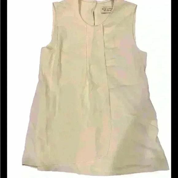 MM Lafleur Sleeveless Faux Wrap Blouse 1size XSmall - Picture 1 of 3
